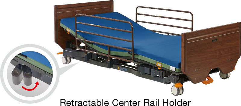Retractable Center Rail Holder