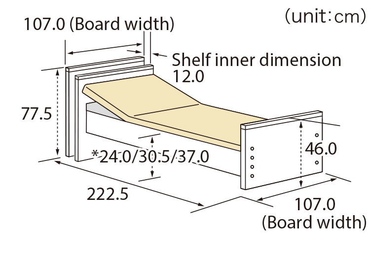 Shelf Board寸法図