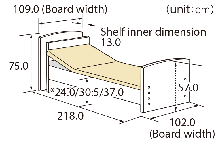 Shelf Board寸法図
