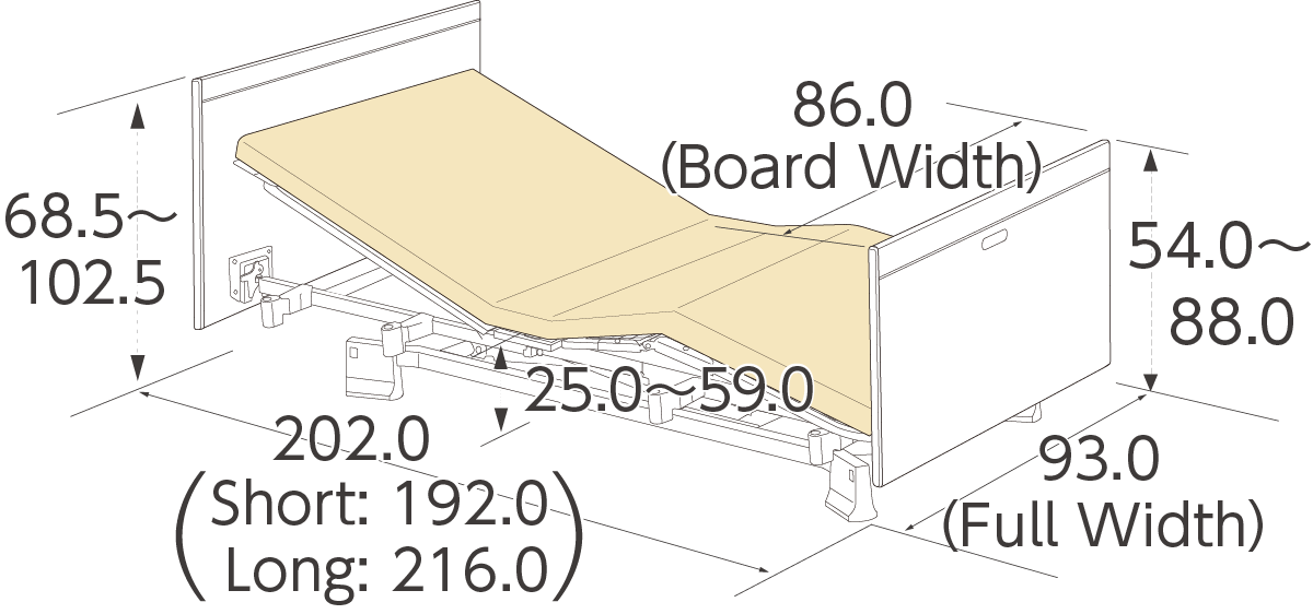 Wooden Board (83cm) demension