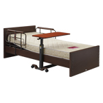 Flat Board, Elder Support Wide Mattress, Side Rai & Gas Lift Adjustable Table
