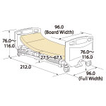 Positioning Bed Resin Board (Central Locking Caster)