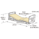 Basic Bed 2 Motors, 3 Motors (Resin Board) Drawing