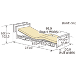 Basic Bed 2 Motors, 3 Motors (Wooden Shelf Board) Drawing