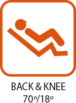 Back & Knee 70º/18º