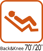 Back & Knee 70º/20º