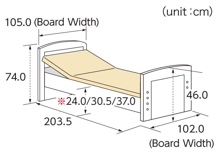 Flat Board寸法図