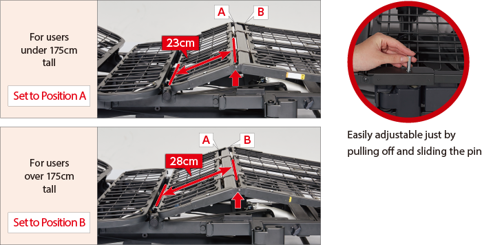 Knee position adjuster