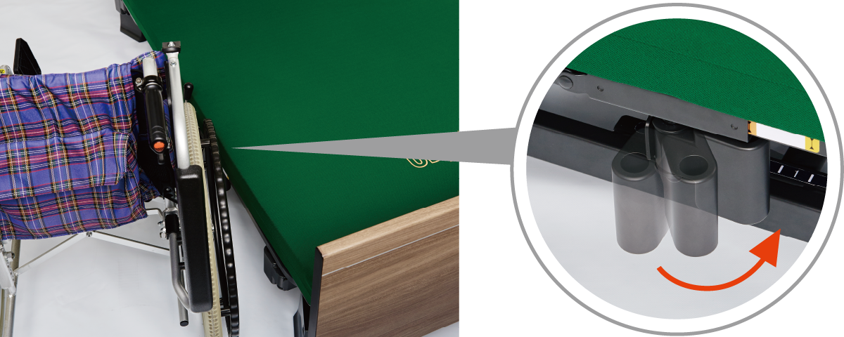 Retractable The Rail Holder
