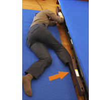 Compression fractures caused by lowering the bed when the limbs of the person sleeping next to the user are under the bed.