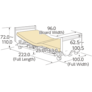 Basic Bed（Wooden Board）Drawing