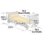 Positioning Bed Traction Board (Central Locking Caster)